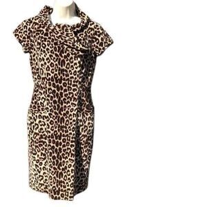 Etcetera Animal Print Pin Up Dress